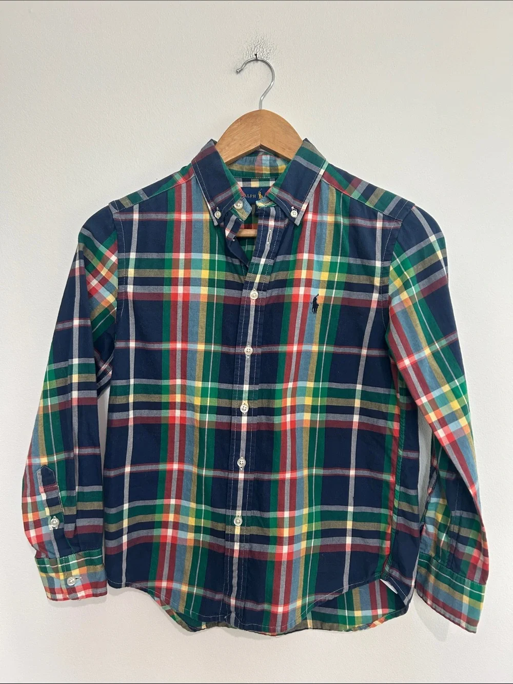 Polo Ralph Lauren Boys Bundle of 4 Button Up Shirts Size Medium 10-12 EUC